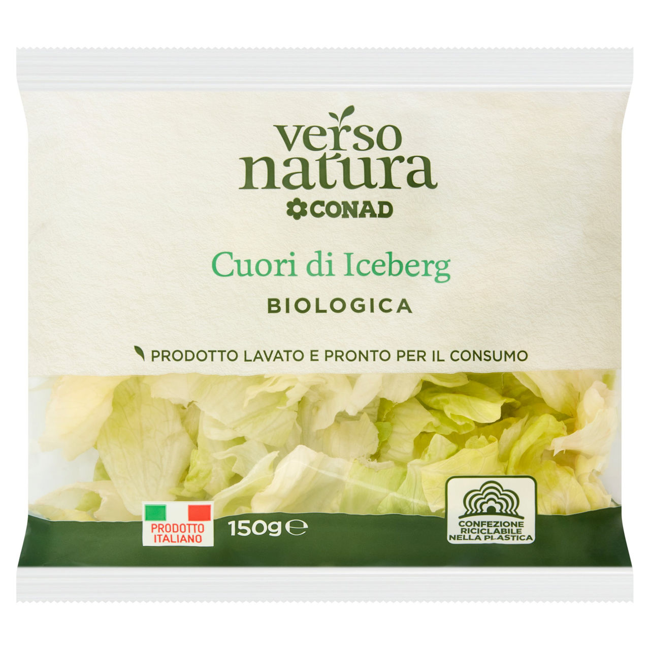 CONAD VERSO NATURA Cuori di Iceberg Biologica 150 g