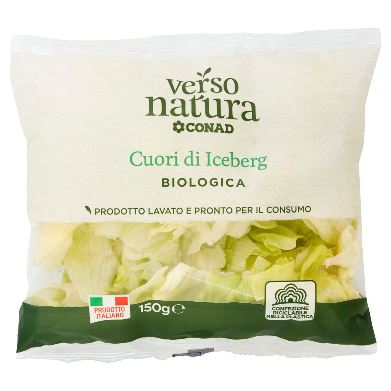 CONAD VERSO NATURA Cuori di Iceberg Biologica 150 g