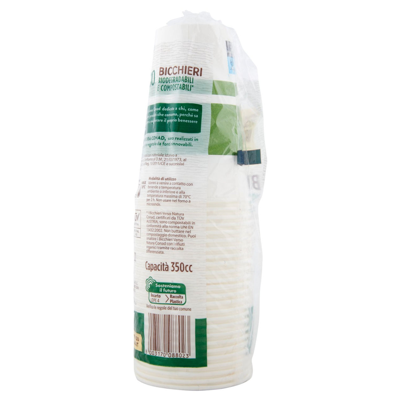 Bicchieri Biodegradabili Conad in vendita online