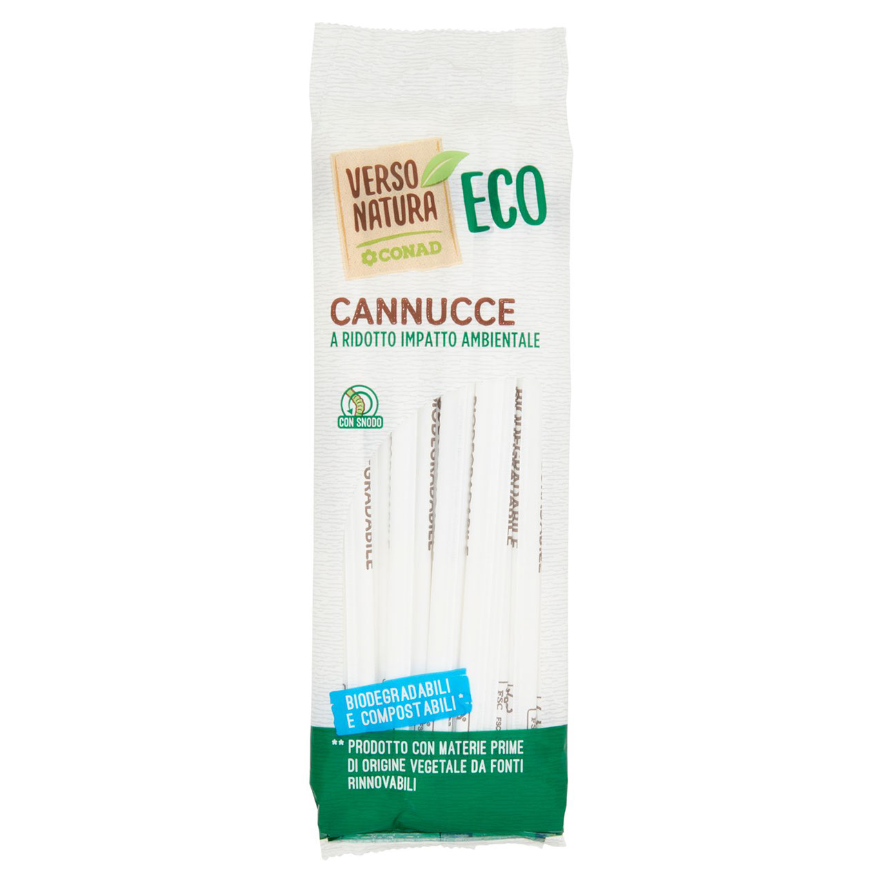 Cannucce Ecologiche 40pz Conad in vendita online