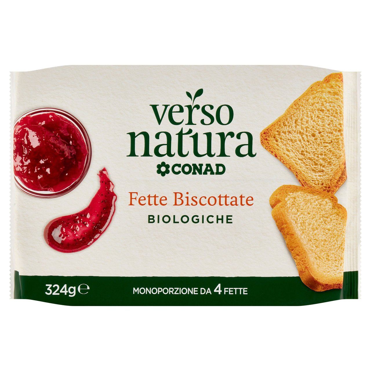 CONAD VERSO NATURA Fette Biscottate Biologiche 324 g