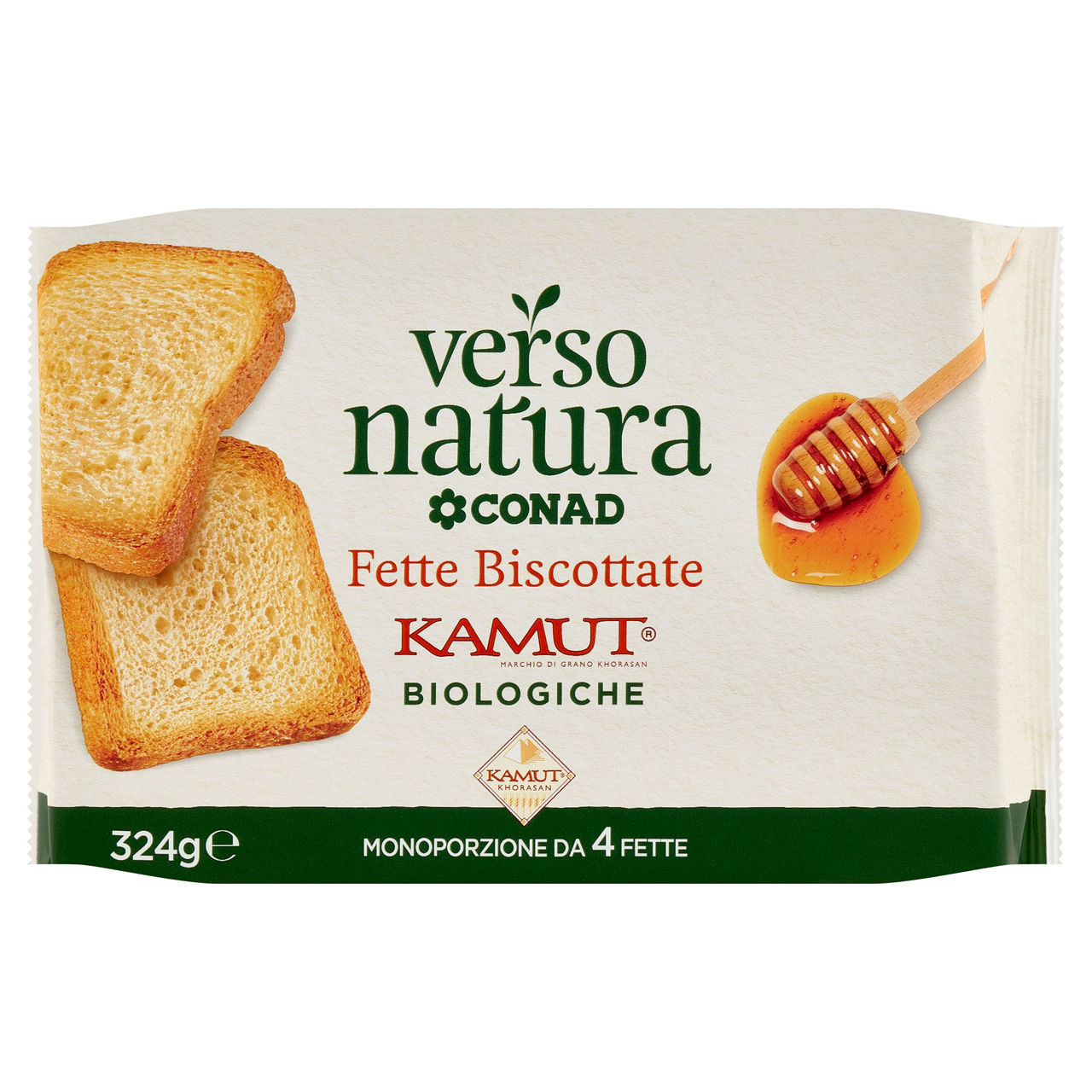 CONAD VERSO NATURA Fette Biscottate Kamut Biologiche 324 g