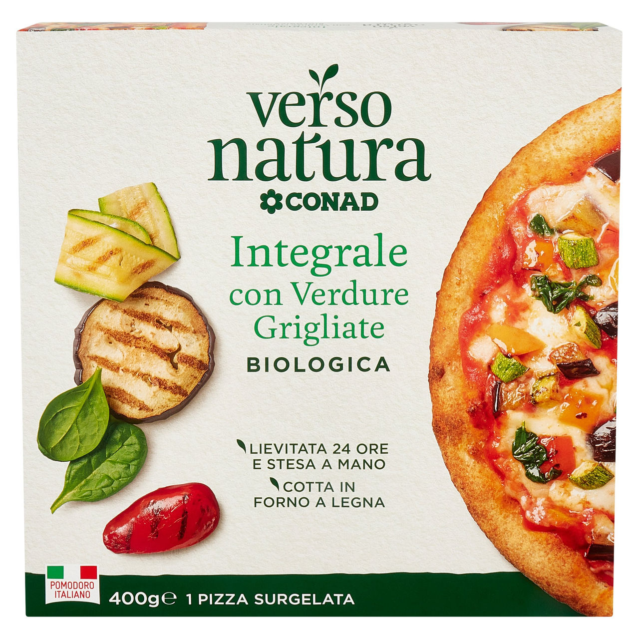 Pizza Integrale Verdure Grigliate Bio Surgelata