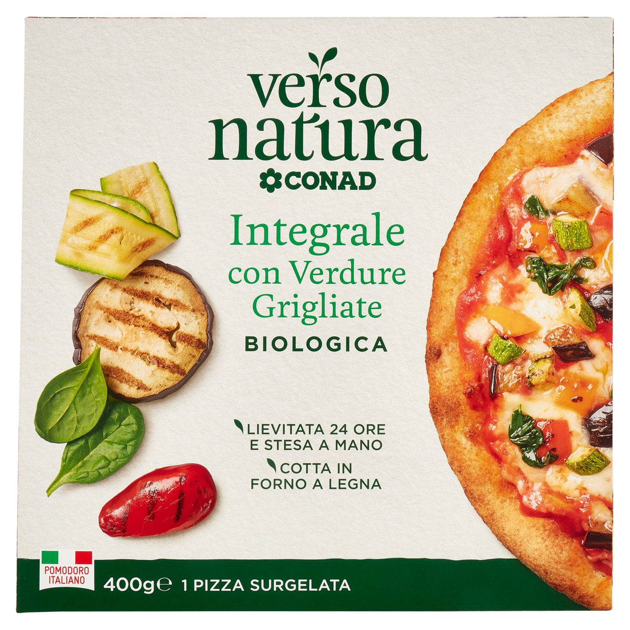 Pizza Integrale Verdure Grigliate Bio Surgelata