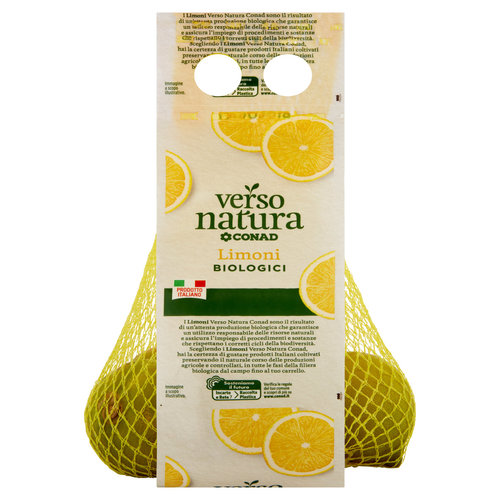 CONAD VERSO NATURA Limoni biologici Bianchetto Italia Cal. 5 0,500 kg