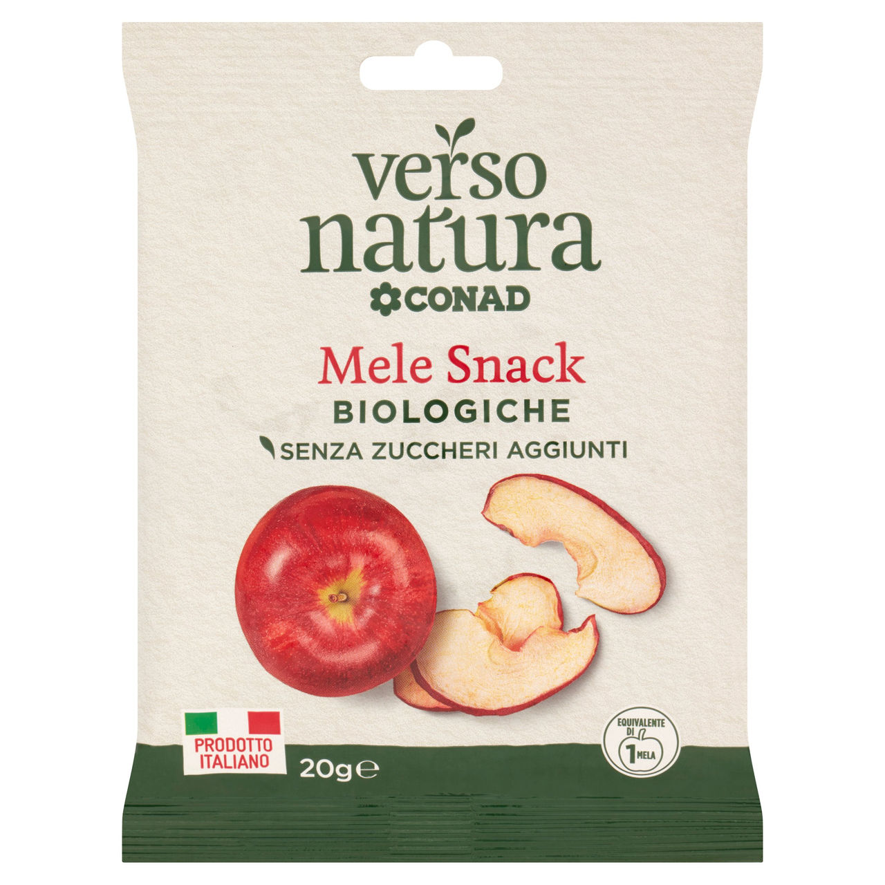 CONAD VERSO NATURA Mele Snack Biologiche 20 g