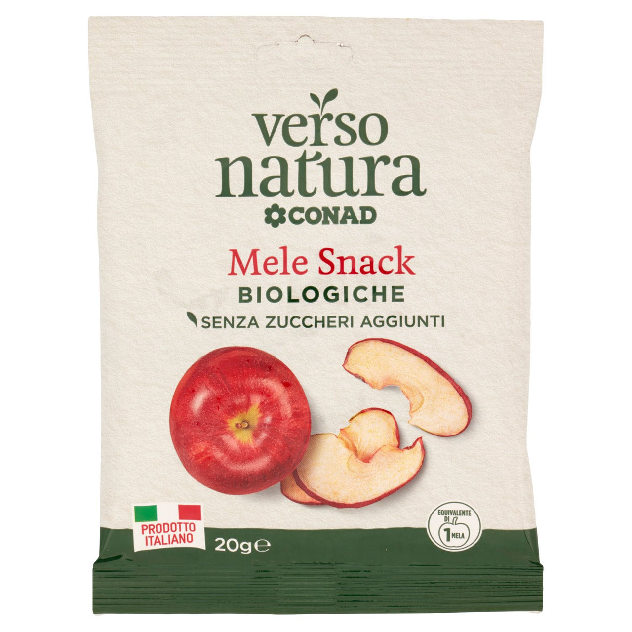 CONAD VERSO NATURA Mele Snack Biologiche 20 g