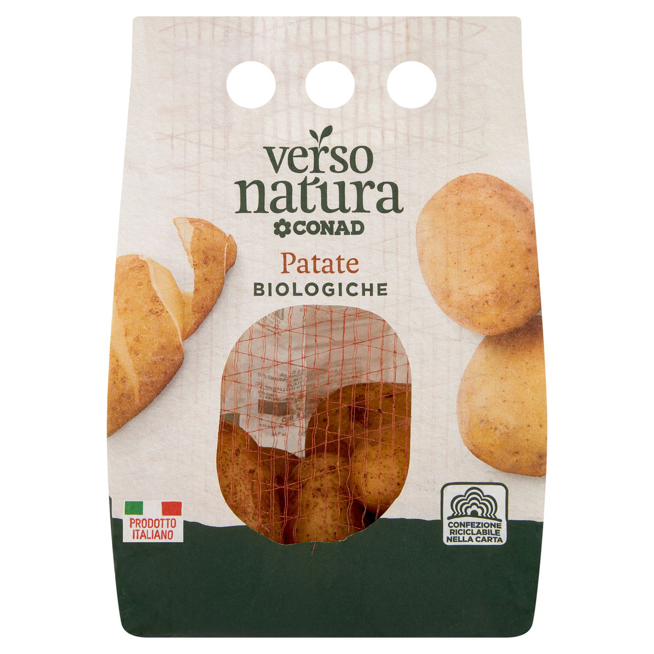 CONAD VERSO NATURA Patate Novelle Bio Italia Cal. 40/60 Biologiche 1 kg