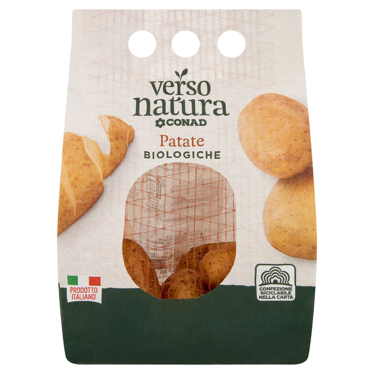 CONAD VERSO NATURA Patate Novelle Bio Italia Cal. 40/60 Biologiche 1 kg