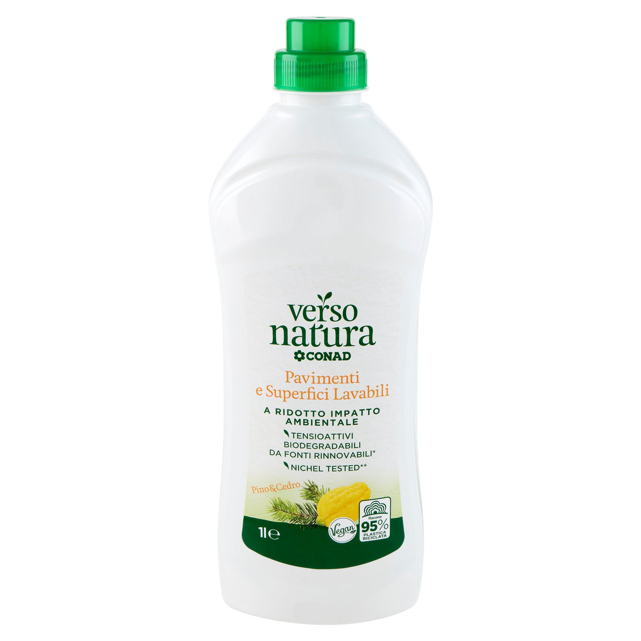 CONAD VERSO NATURA Pavimenti e Superfici Lavabili a Ridotto Impatto Ambientale Pino & Cedro 1 l