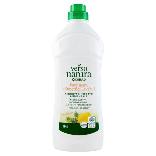 CONAD VERSO NATURA Pavimenti e Superfici Lavabili a Ridotto Impatto Ambientale Pino & Cedro 1 l