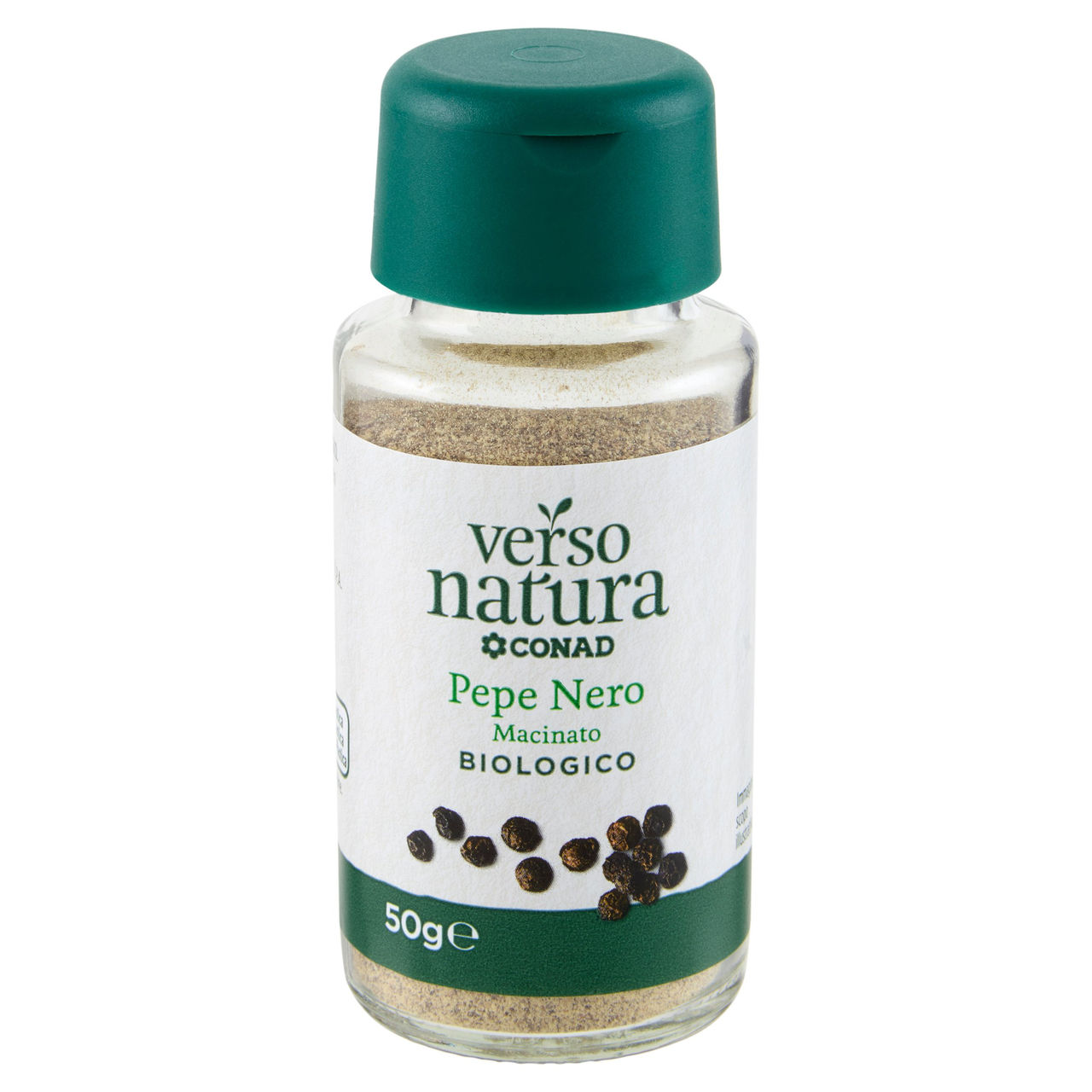 CONAD VERSO NATURA Pepe Nero Macinato Biologico 50 g
