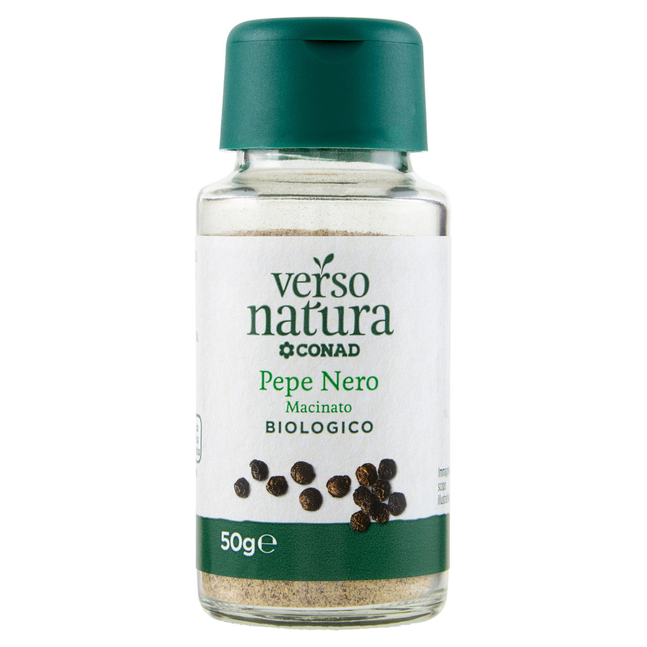 CONAD VERSO NATURA Pepe Nero Macinato Biologico 50 g