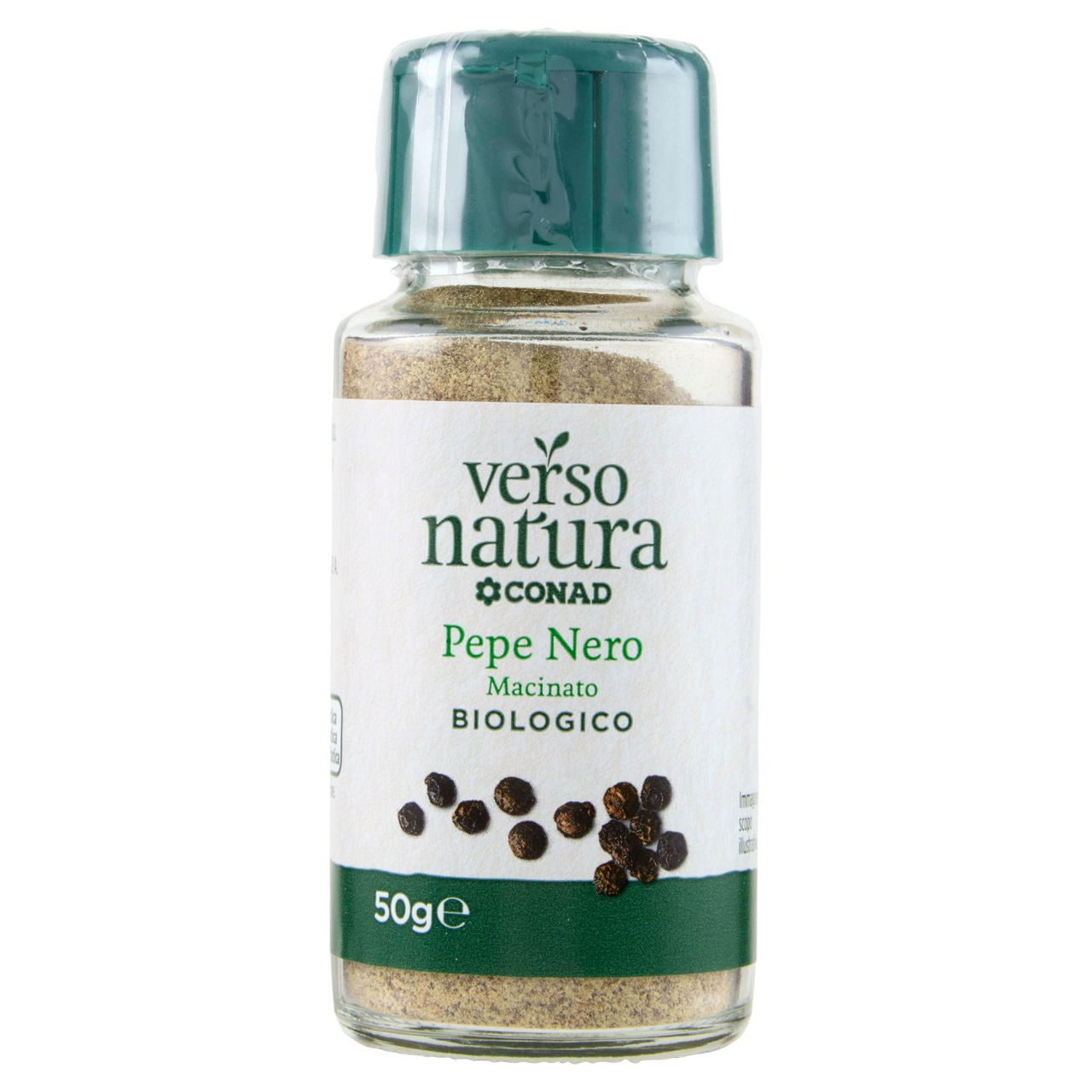 CONAD VERSO NATURA Pepe Nero Macinato Biologico 50 g