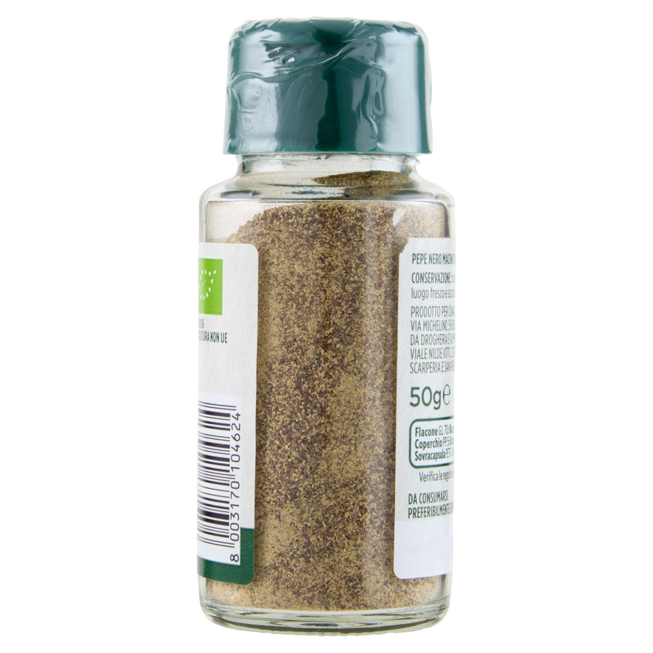 CONAD VERSO NATURA Pepe Nero Macinato Biologico 50 g