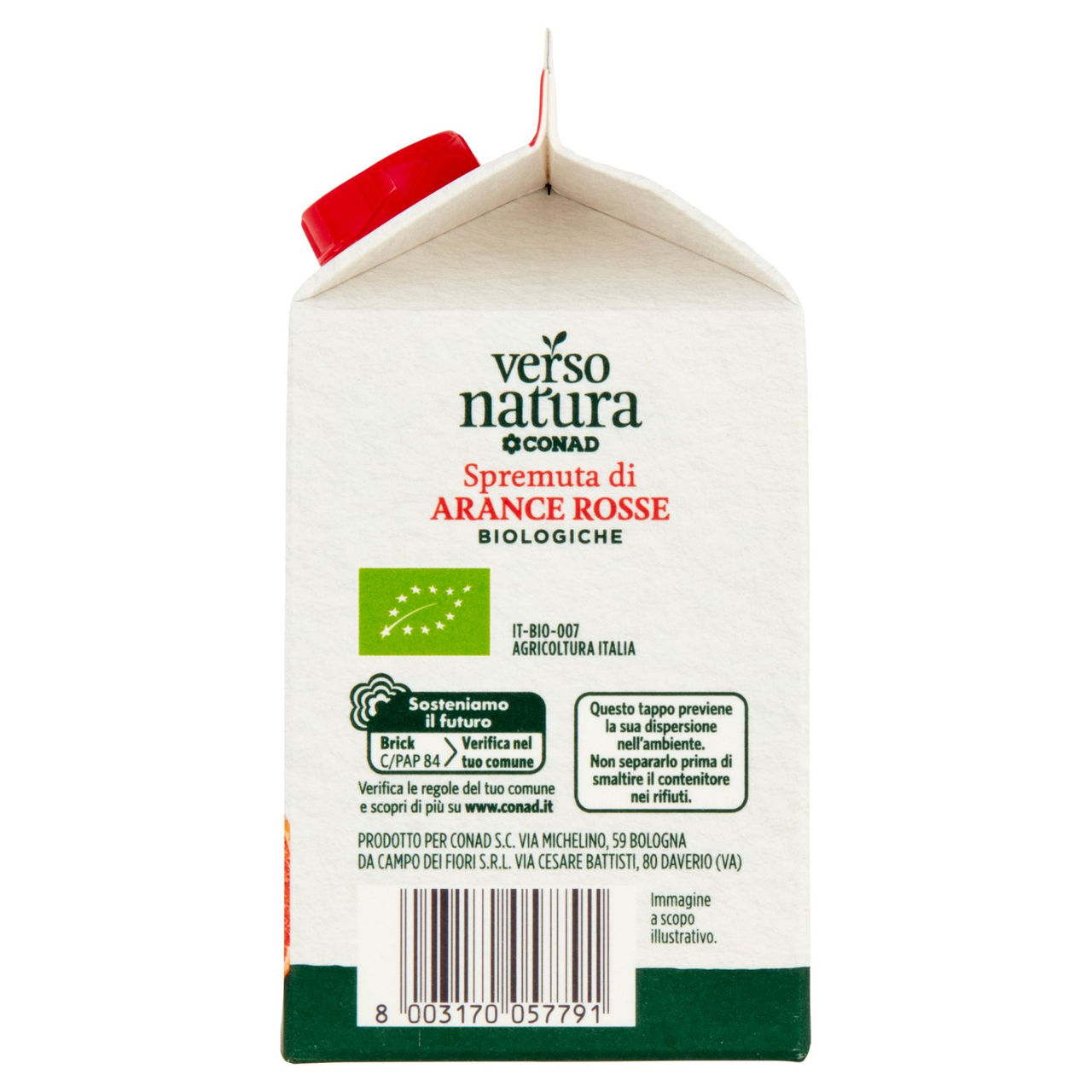 Spremuta di Arance Rosse Bio Verso Natura Conad