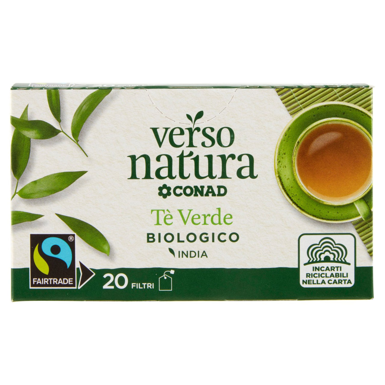 Tè verde biologico 20 filtri g 35 Conad online