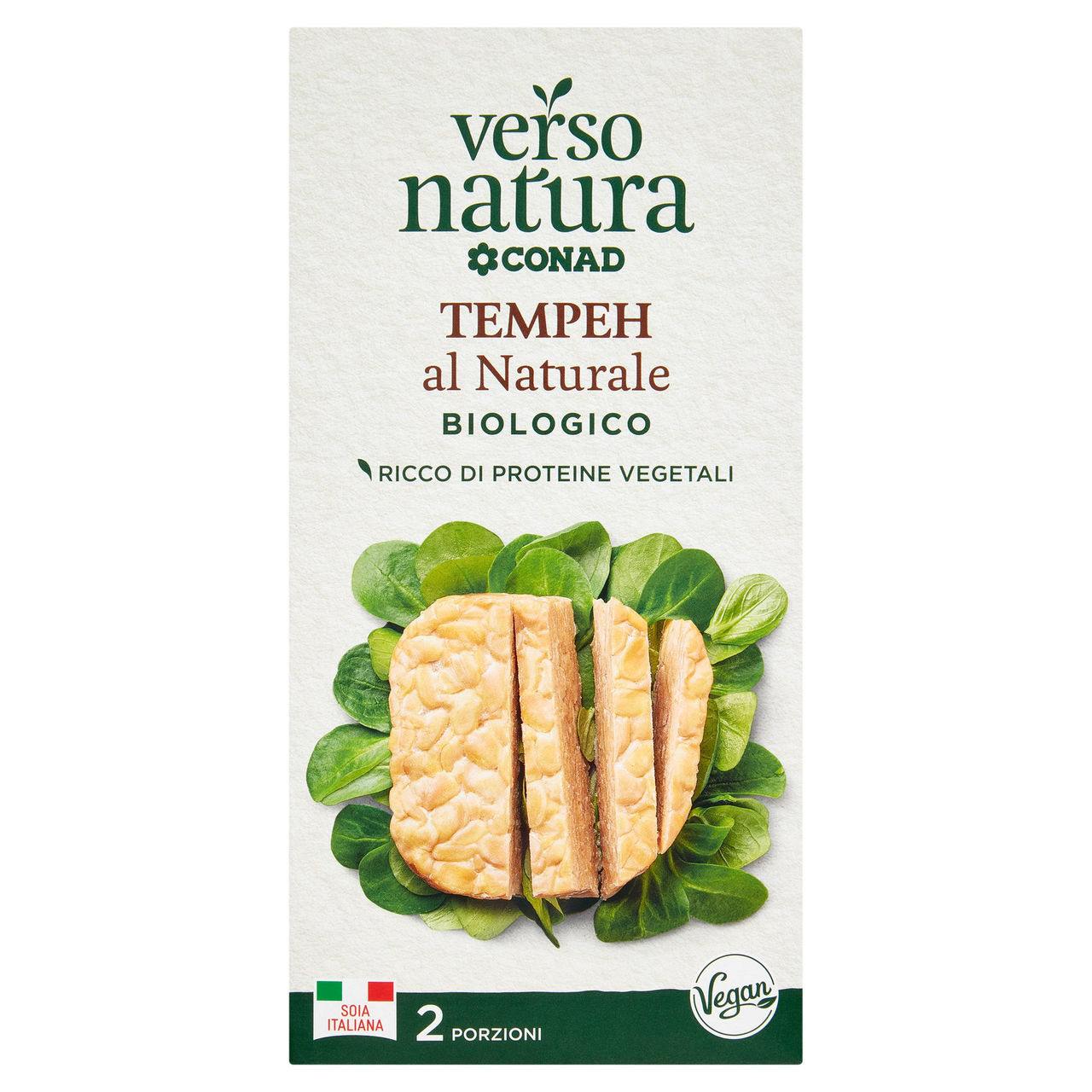 CONAD VERSO NATURA Tempeh al Naturale Biologico 2 x 75 g