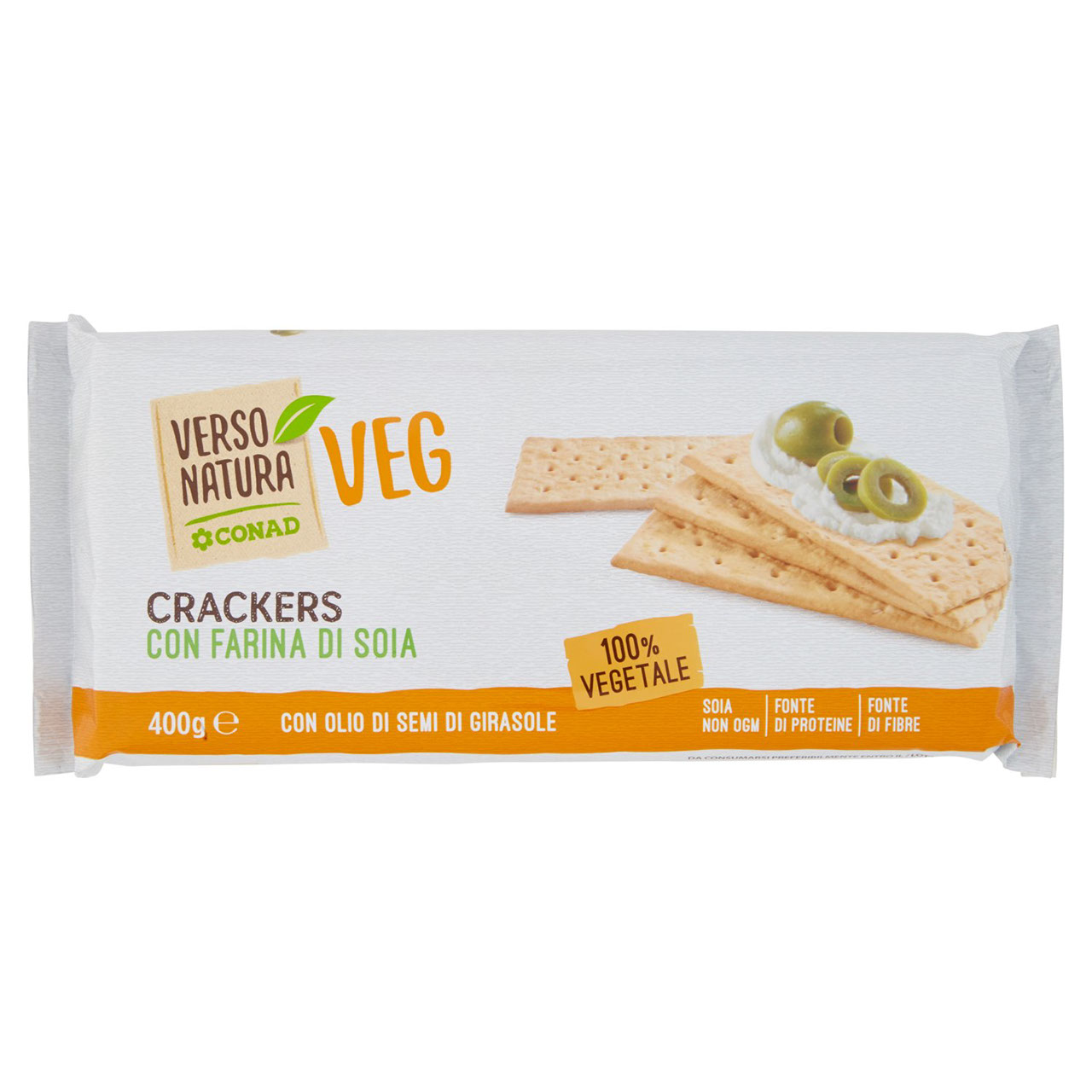 Crackers Vegani con Farina di Soia Conad online