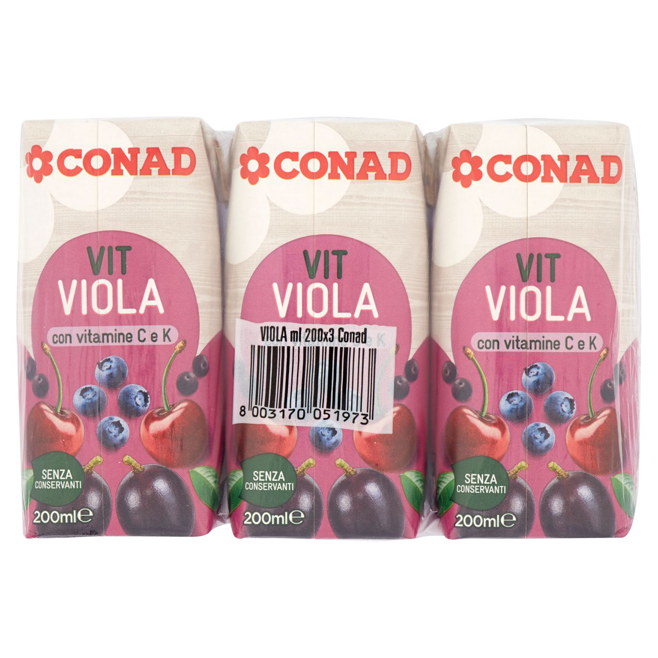 CONAD Vit Viola 3 x 200 ml
