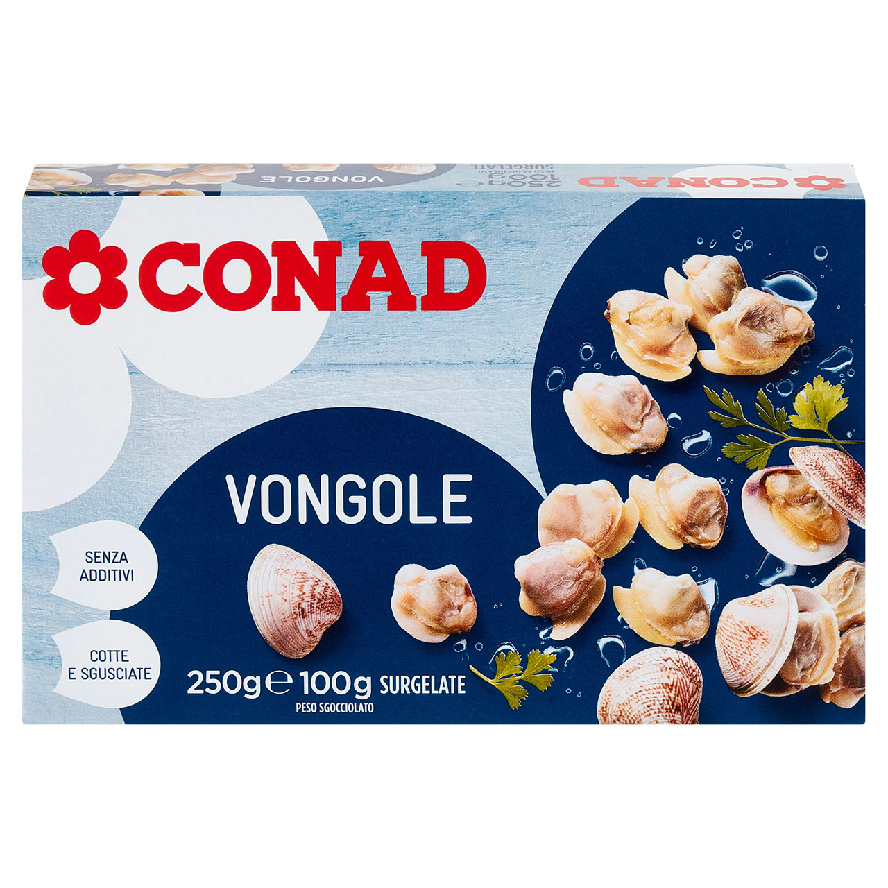 Vongole Surgelate 250 g Conad