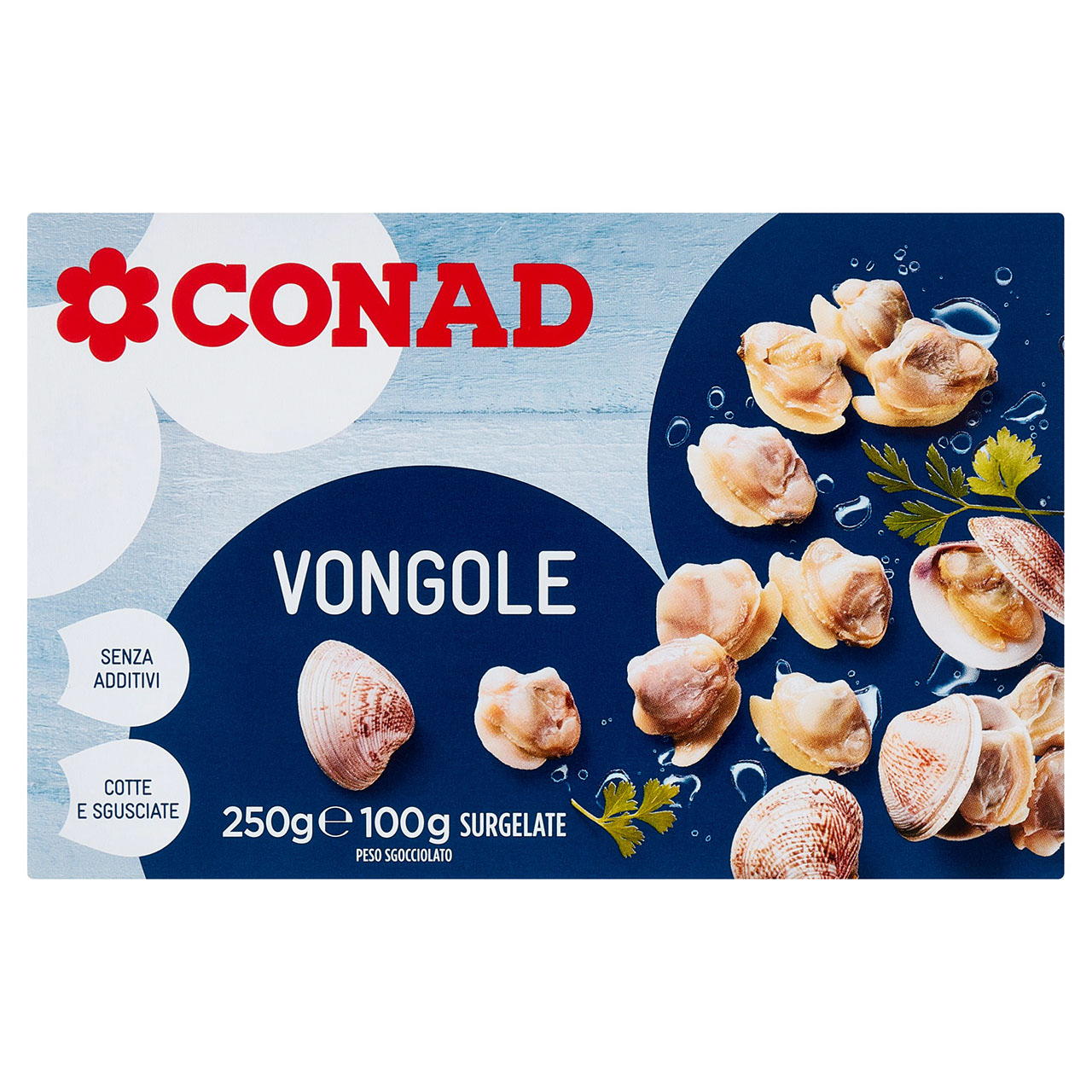 Vongole Surgelate 250 g Conad