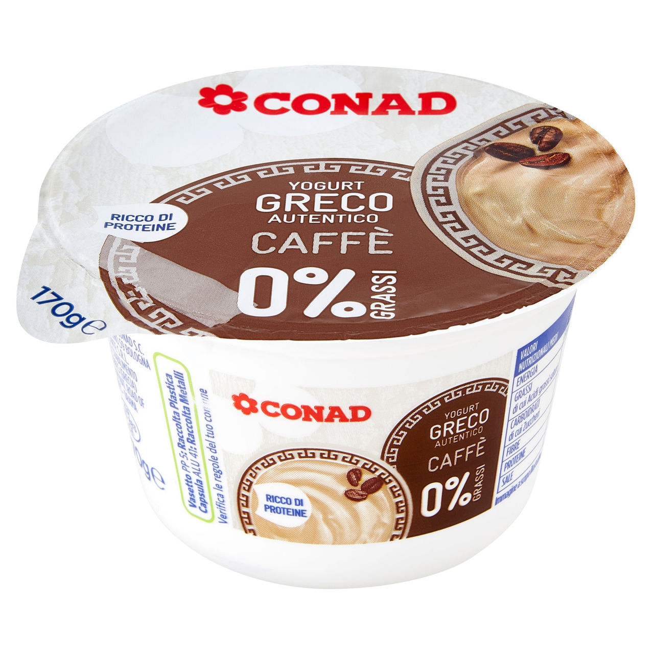 Yogurt Greco Autentico Caffè 0% Grassi 170 g