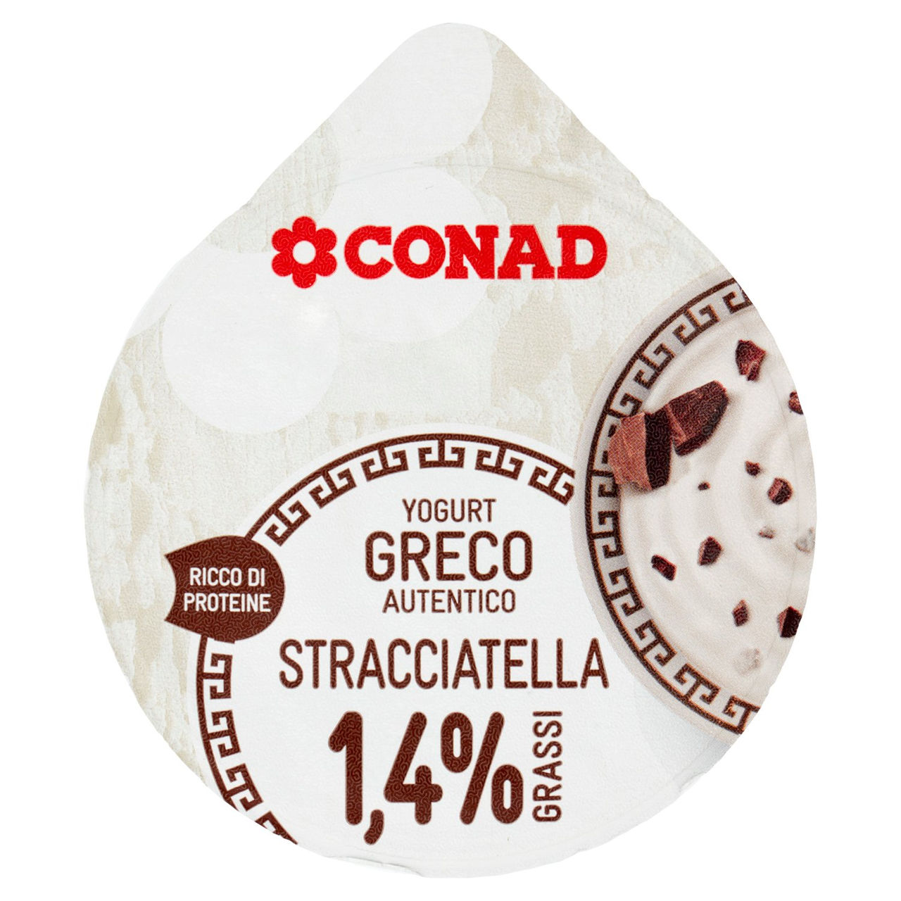 CONAD Yogurt Greco Autentico Stracciatella 1,4% Grassi 170 g