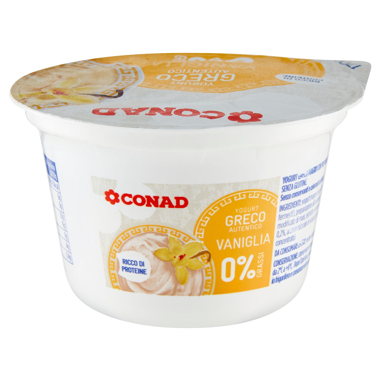 Yogurt Greco Autentico Vaniglia 0% Grassi 170 g