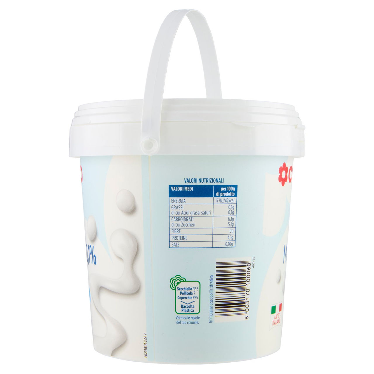 CONAD Yogurt Magro 0,1% di grassi Bianco 1 kg