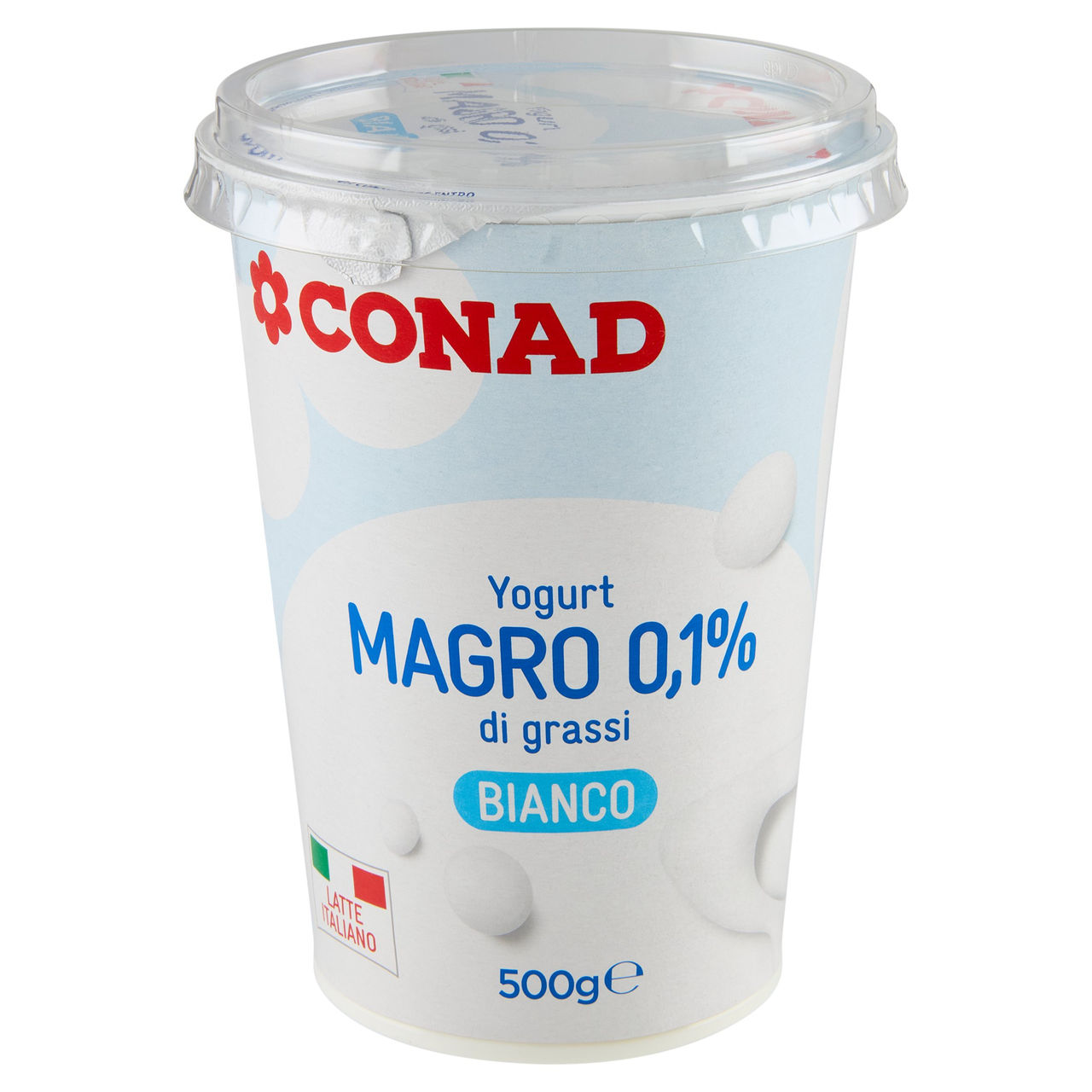 CONAD Yogurt Magro 0,1% di grassi Bianco 500 g