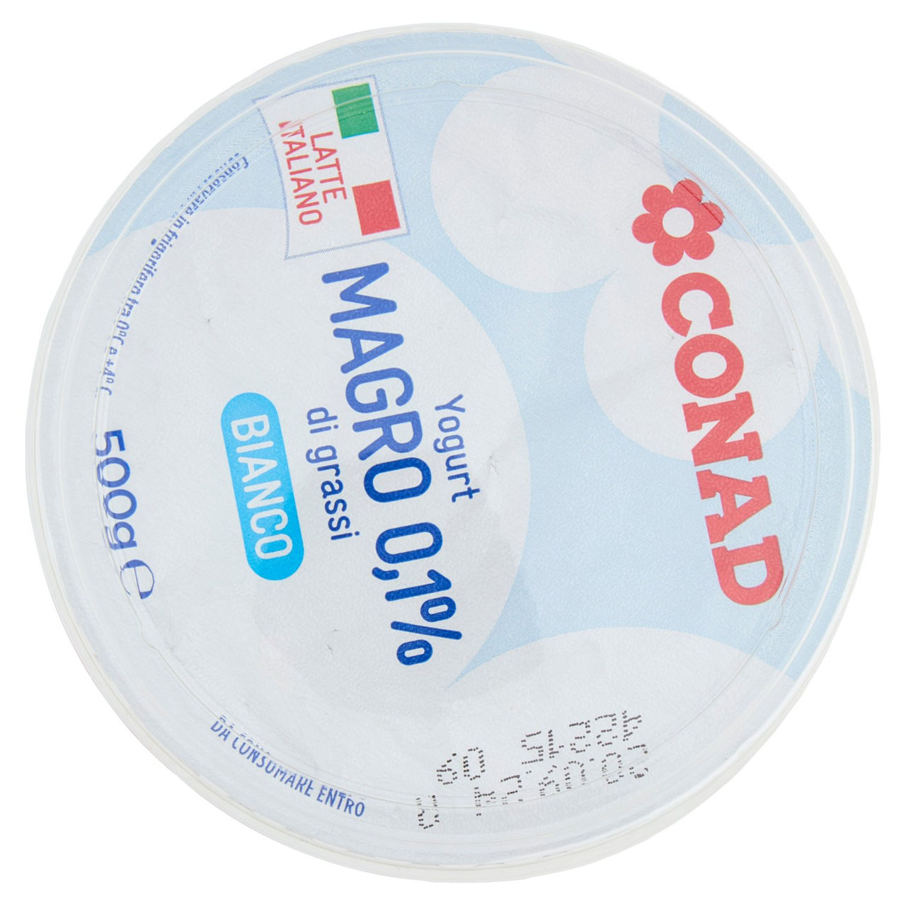 CONAD Yogurt Magro 0,1% di grassi Bianco 500 g