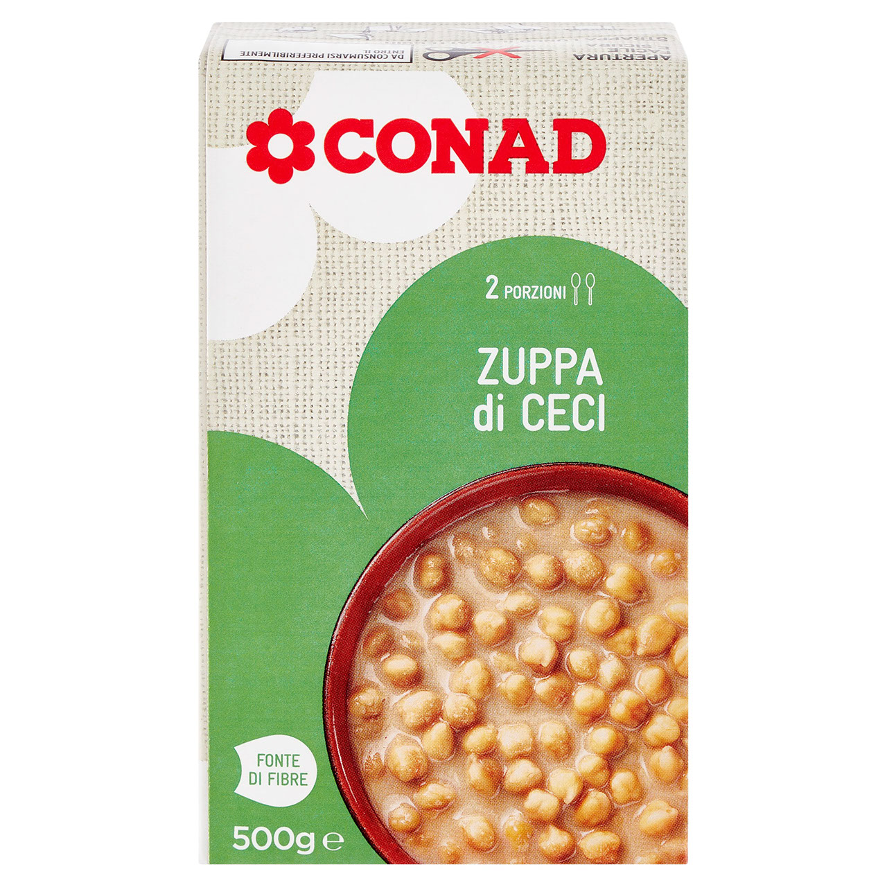 Zuppa di Ceci 500 g Conad in vendita online