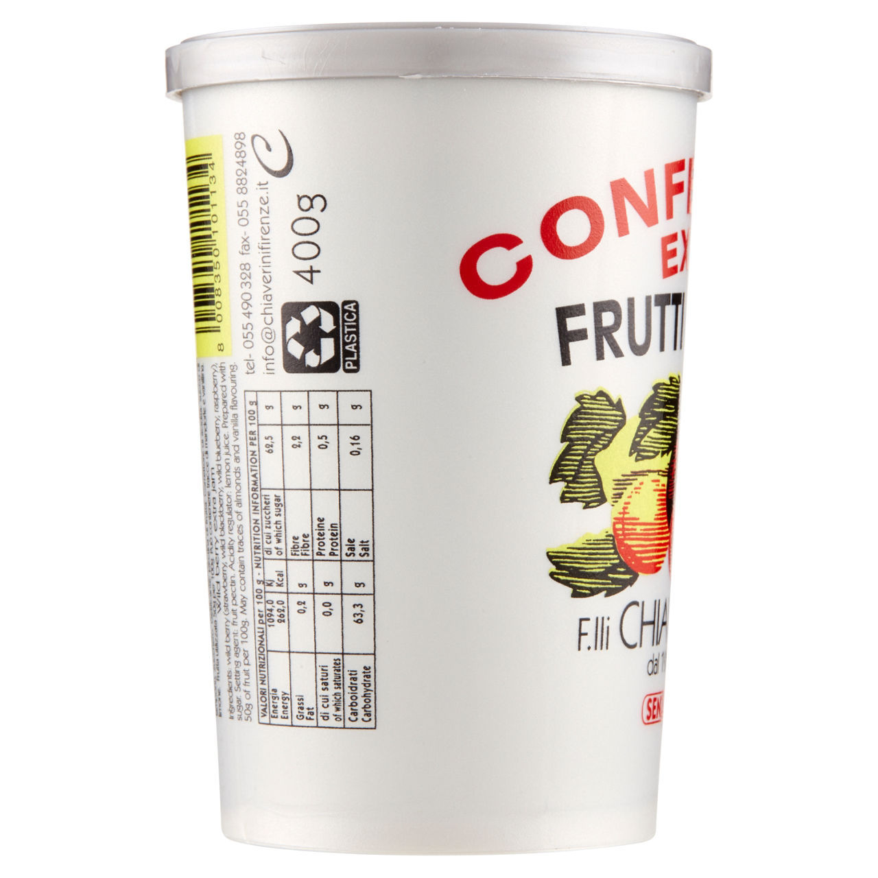 Confettura Extra F.lli Chiaverini & C. frutti di bosco 400 g