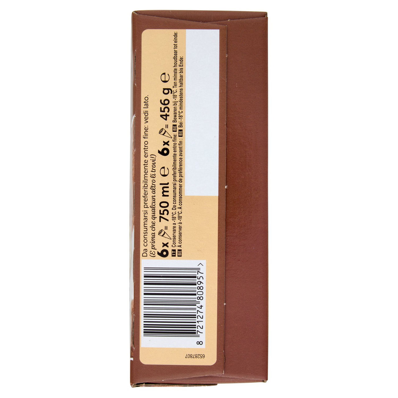 Cornetto Cioccolato 6 x 76 g