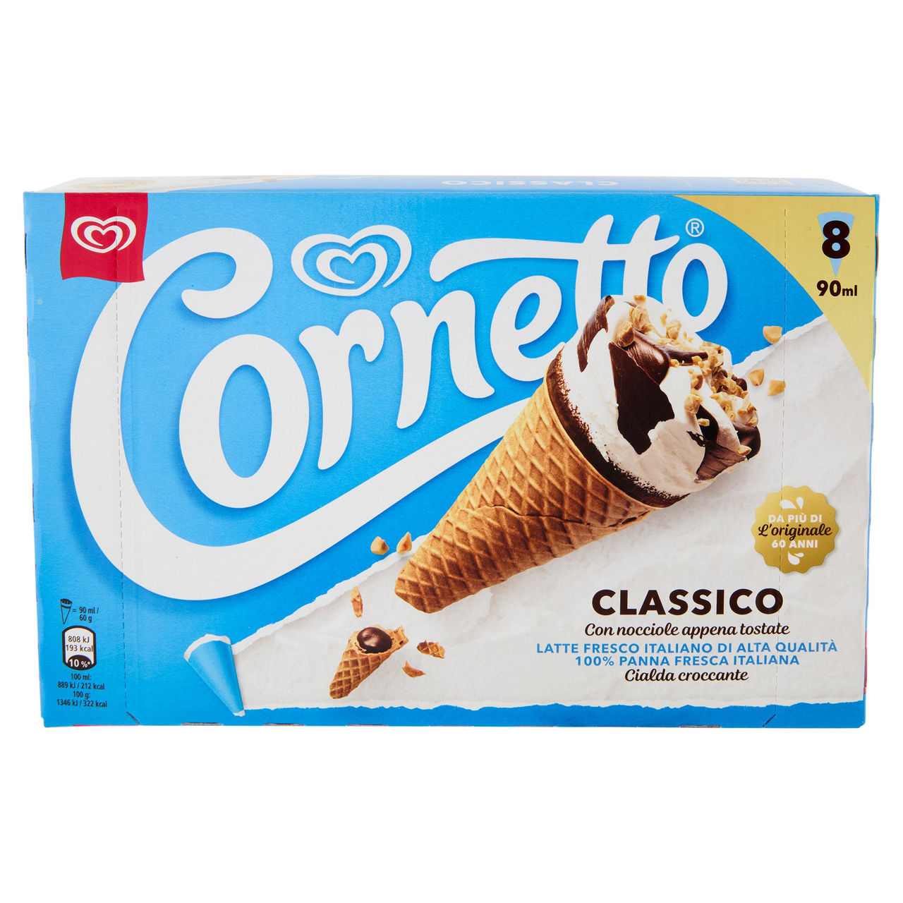 Cornetto Classico 8 x 60 g