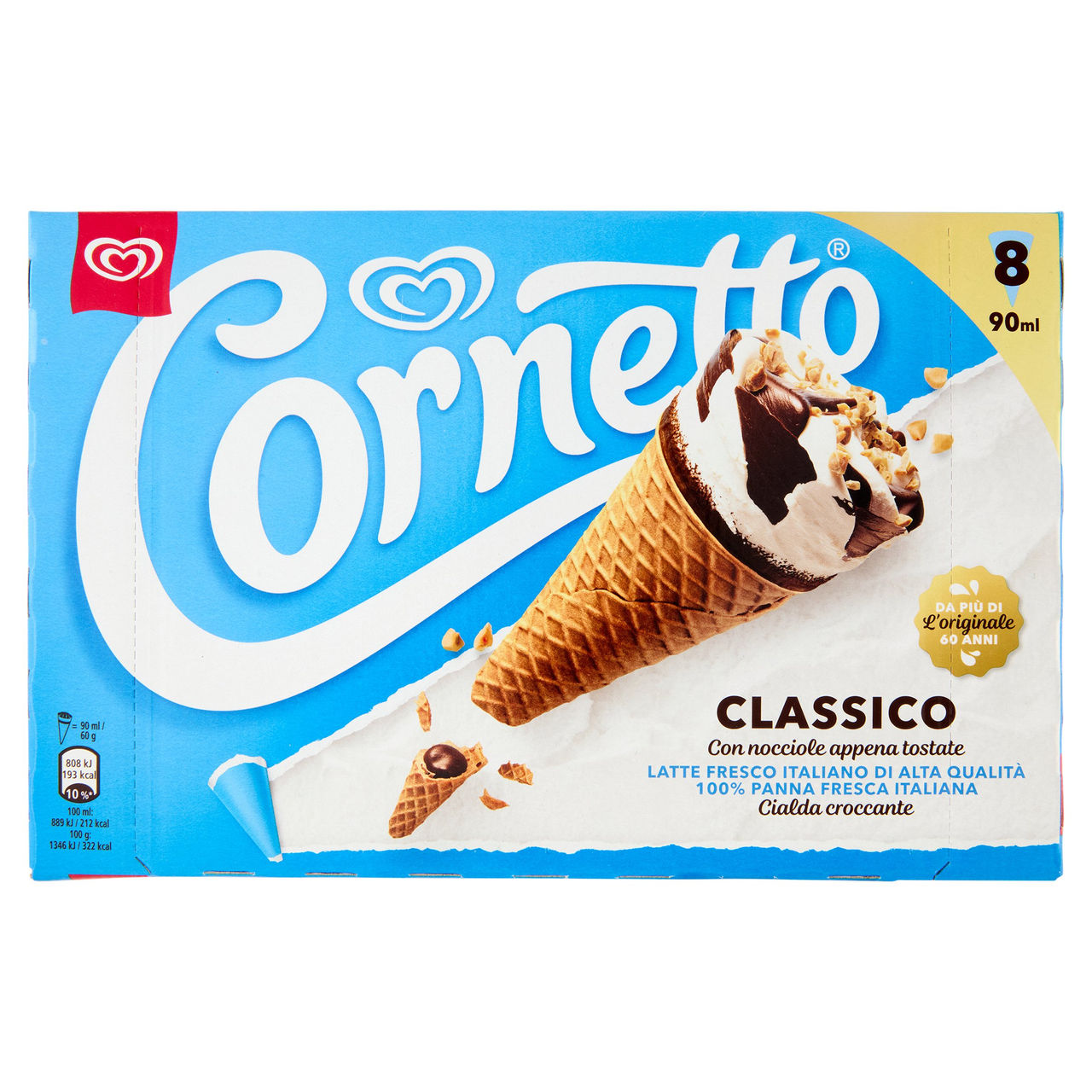 Cornetto Classico 8 x 60 g