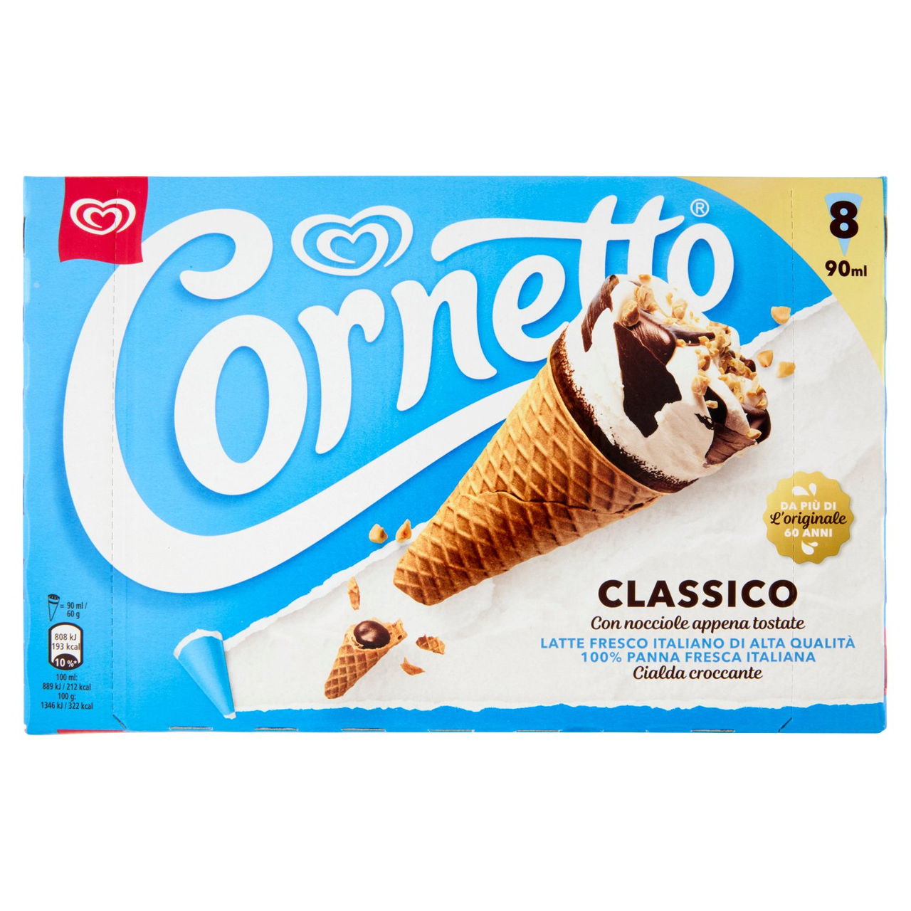 Cornetto Classico 8 x 60 g