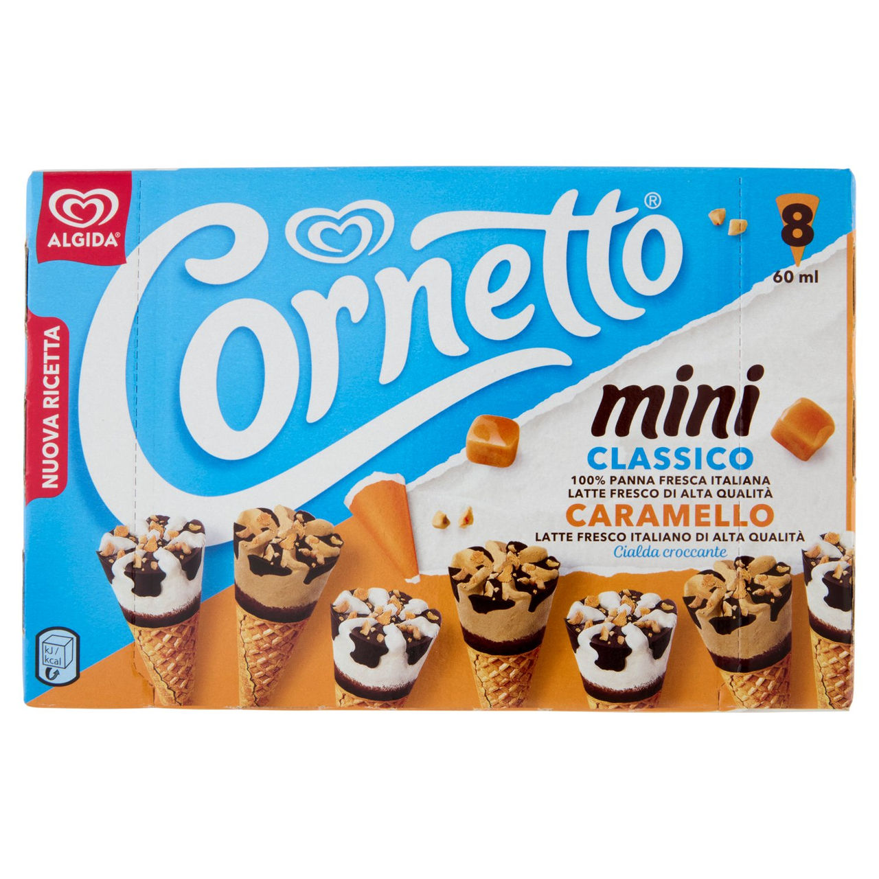Cornetto mini Classico, Caramello 8 x 36 g