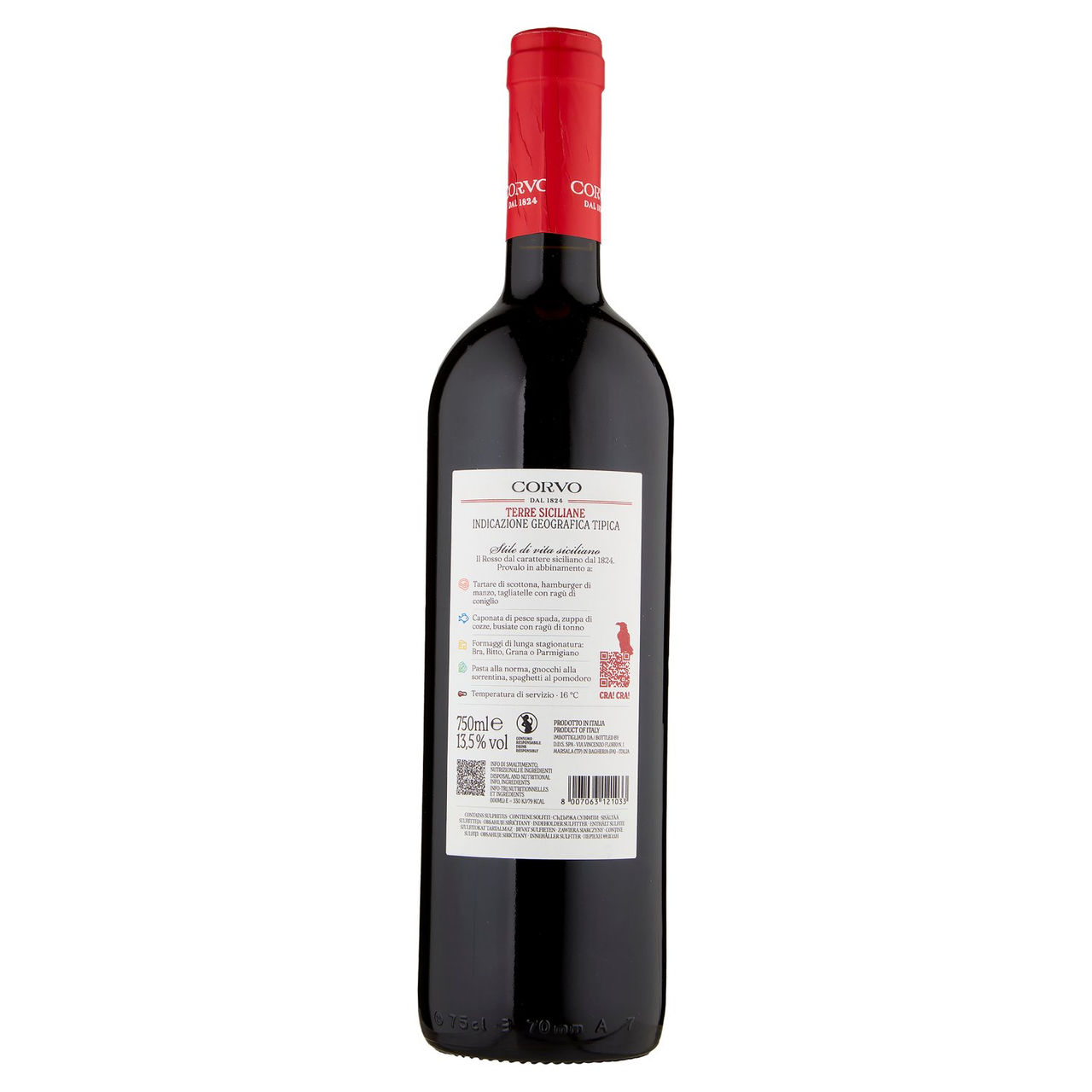 Corvo Terre Siciliane IGT Rosso 750 ml