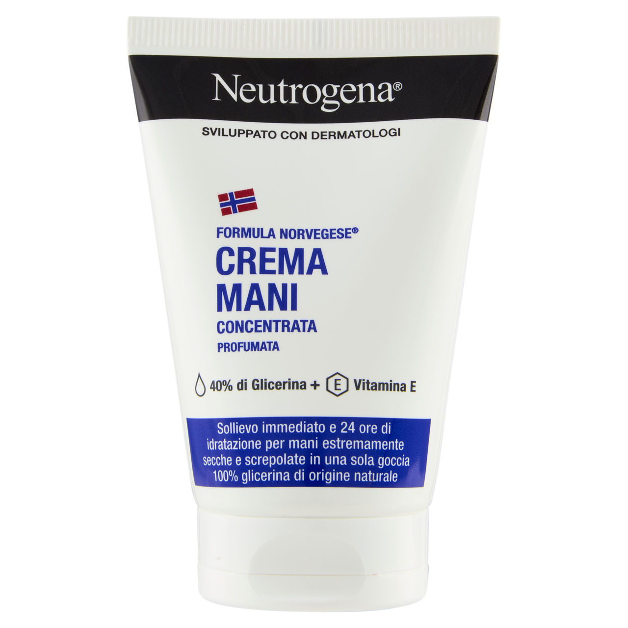 Crema Mani Neutrogena formula norvegese concentrata  profumata 40% di glicerina   vitamina E 50 ml