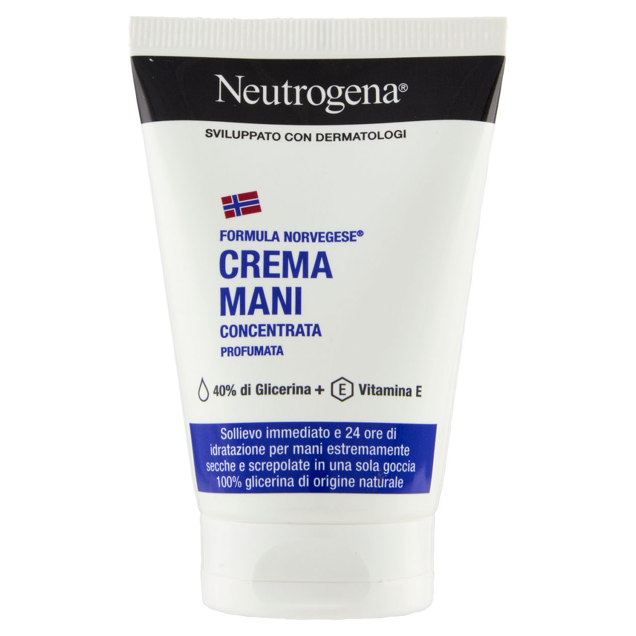 Crema Mani Neutrogena formula norvegese concentrata  profumata 40% di glicerina   vitamina E 50 ml
