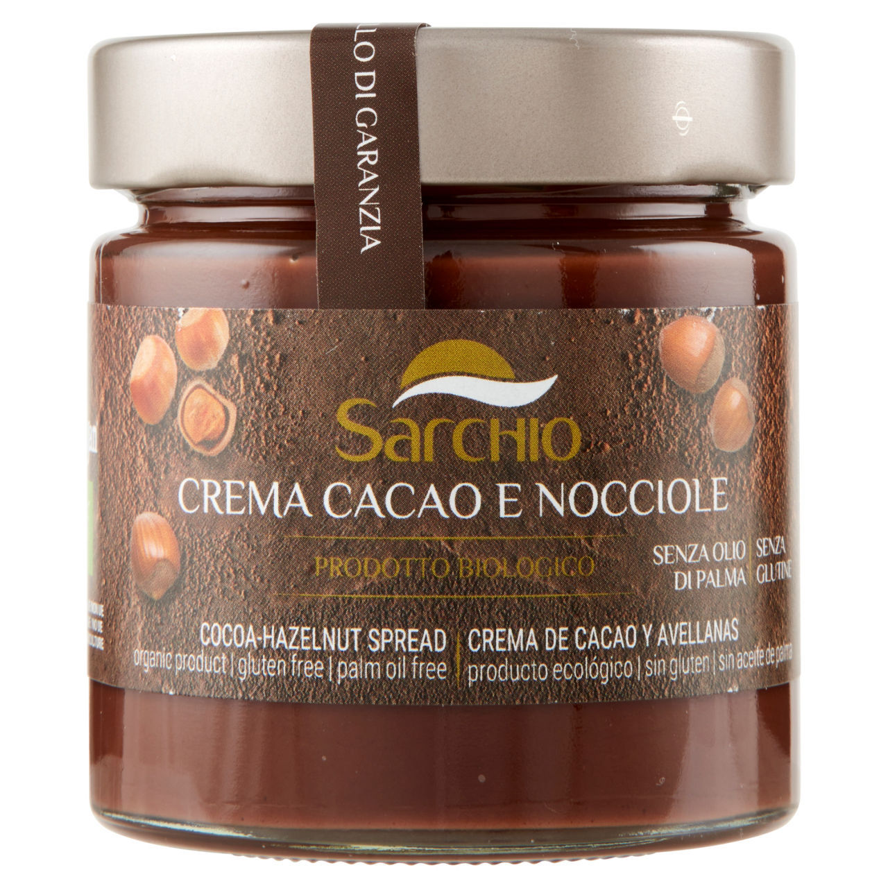 Crema Sarchio bio cacao e nocciole senza glutine 200g