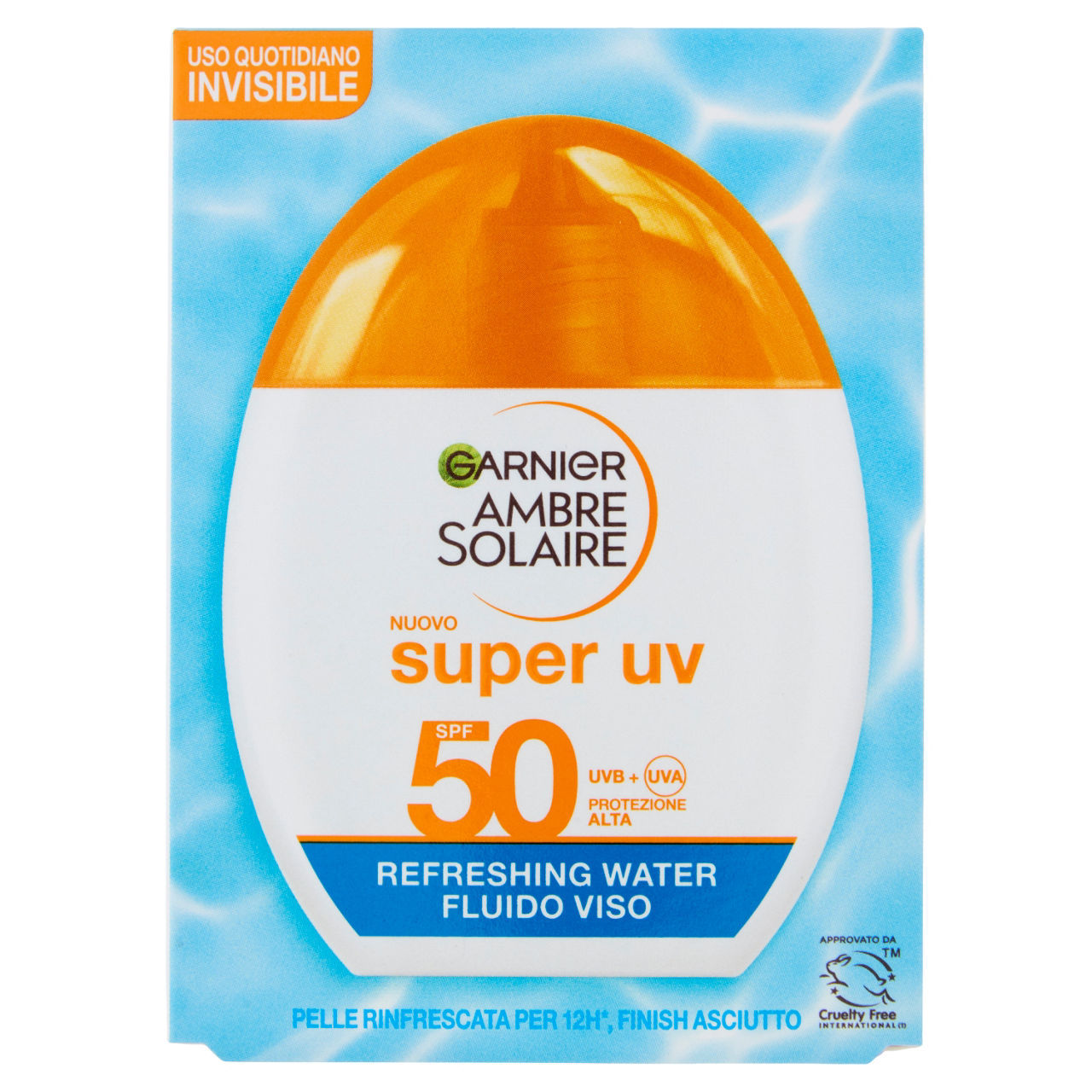 Crema solare trasparente Ambre Solaire Garnier spf 50 40 ml