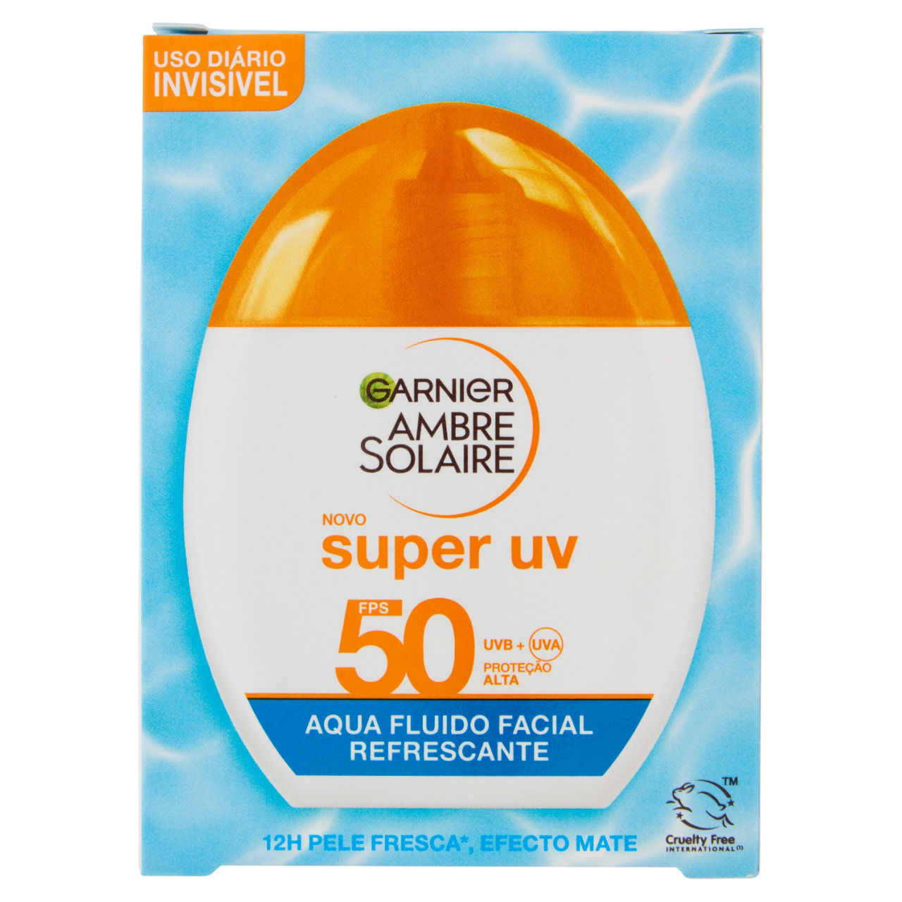 Crema solare trasparente Ambre Solaire Garnier spf 50 40 ml