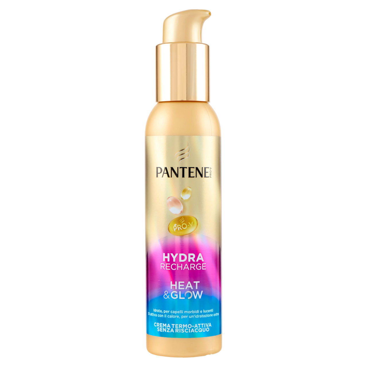 Crema termo-attiva senza risciacquo Pantene hydra recharge heat & glow 135 ml