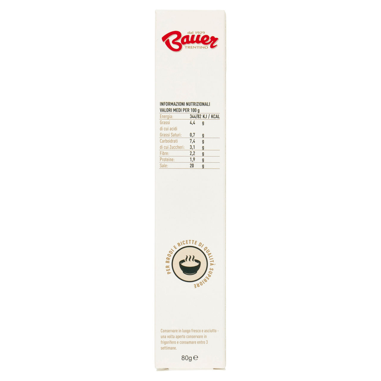 Dadocrema Bauer Vegetale 80 g