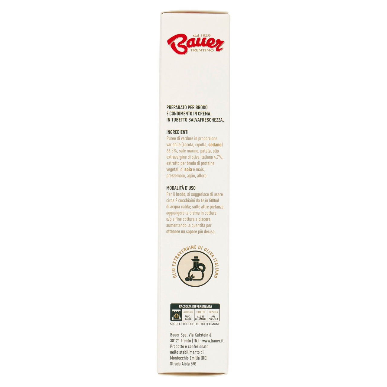 Dadocrema Bauer Vegetale 80 g