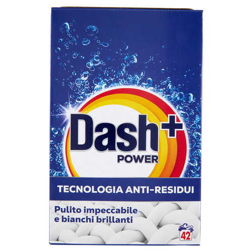DashPowerDetersivoLavatriceinPolvere,TecnologiaAnti-Residui,42Lavaggi2100g|Conad