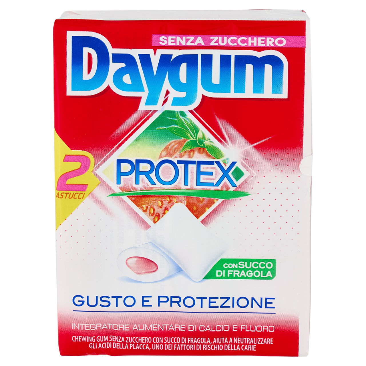 Daygum Protex con Succo di Fragola 2 x 30 g